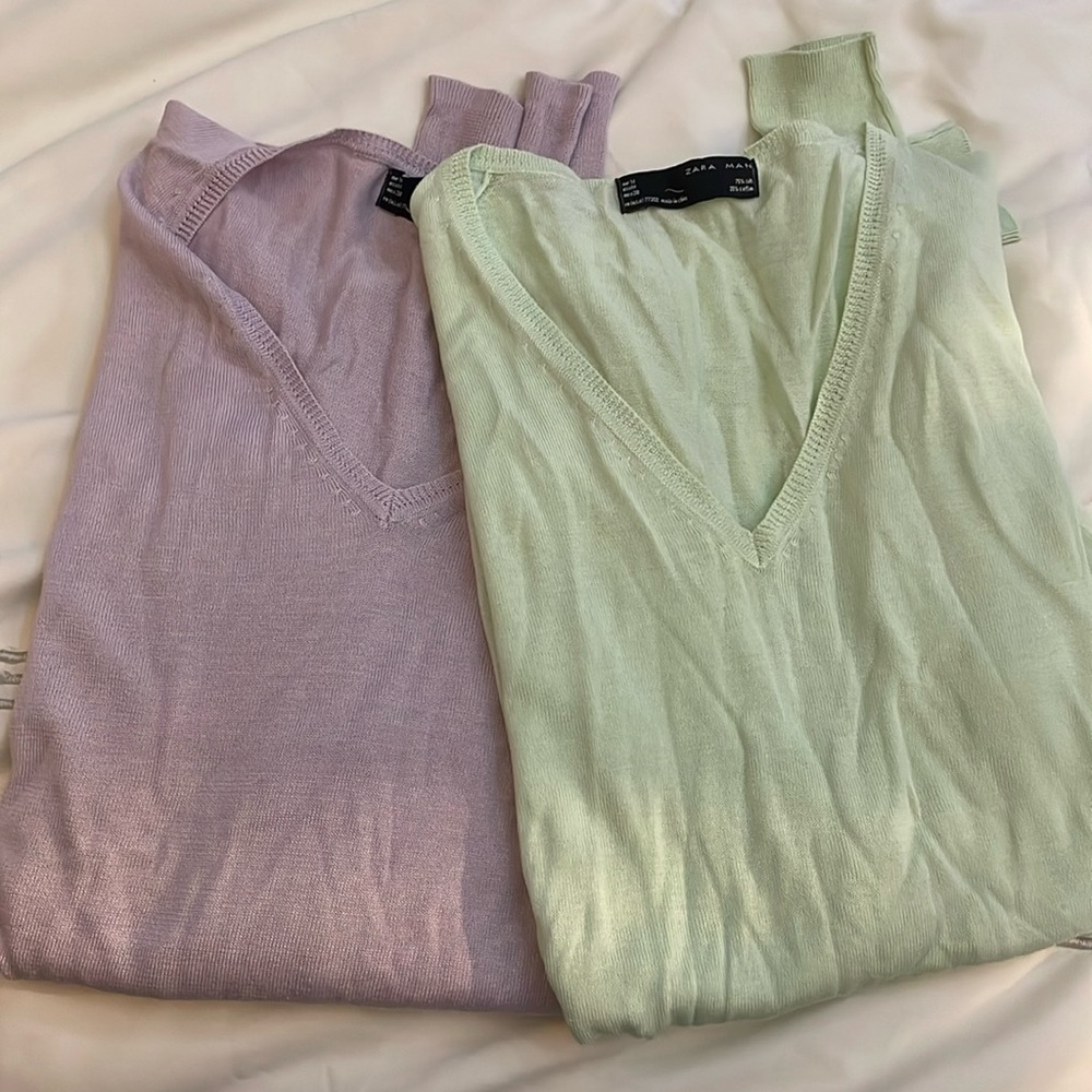 Two Zara Men’s Sweaters - Picture 1 of 4